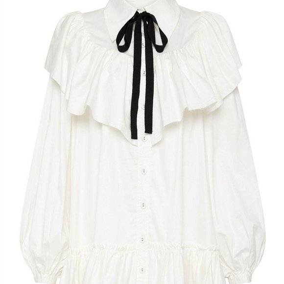 Aje Marie Frill Bib Mini Dress - Picture 11 of 11